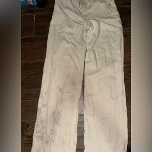 american eagle cream colored jeans